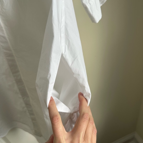 COS White Short Sleeve Shirt Dress - Picture 3 of 4